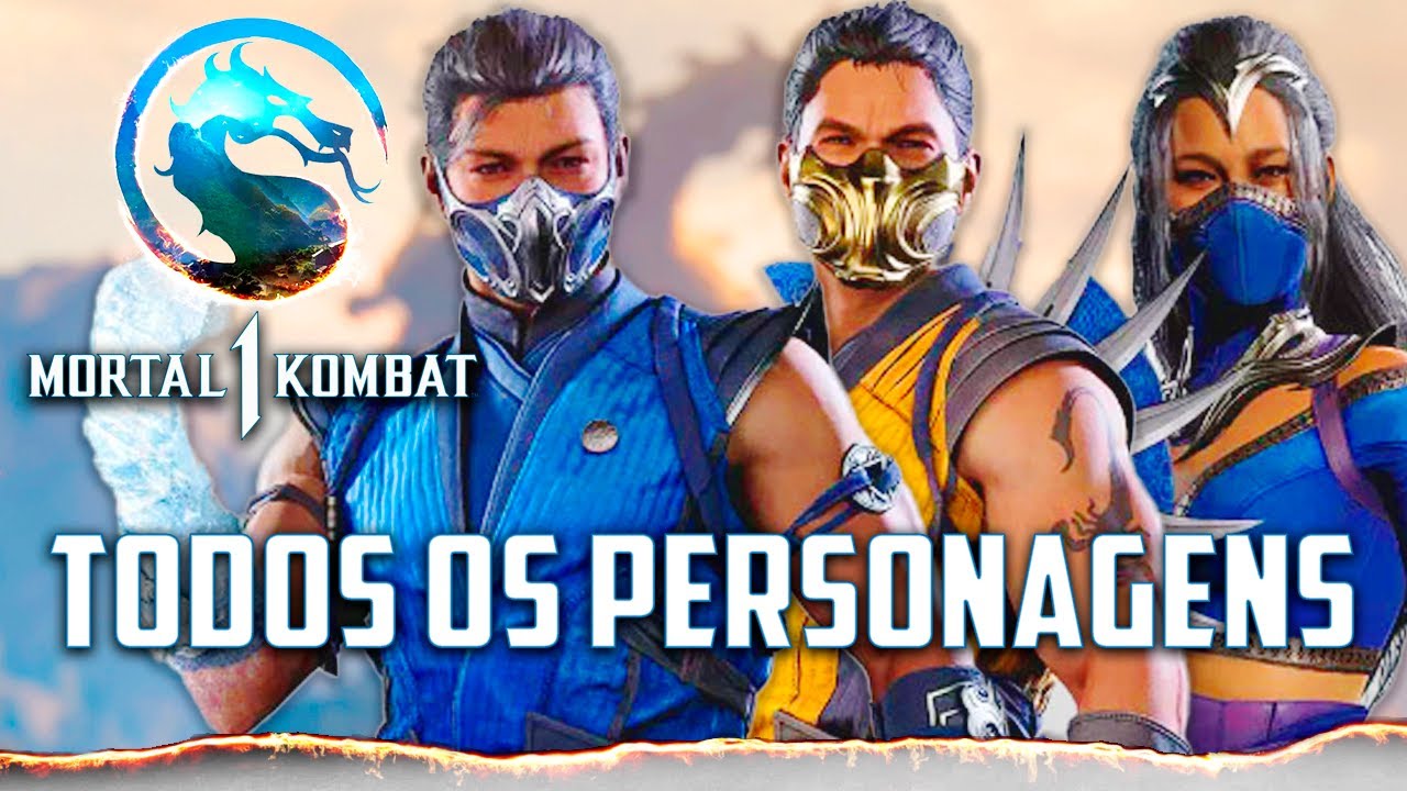 TODOS os personagens de MORTAL KOMBAT 1 