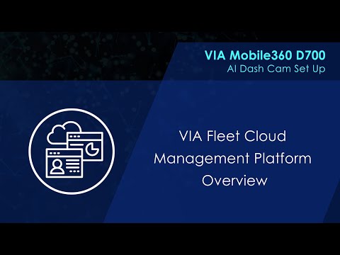 VIA Fleet Cloud Management Portal: Setup Guide
