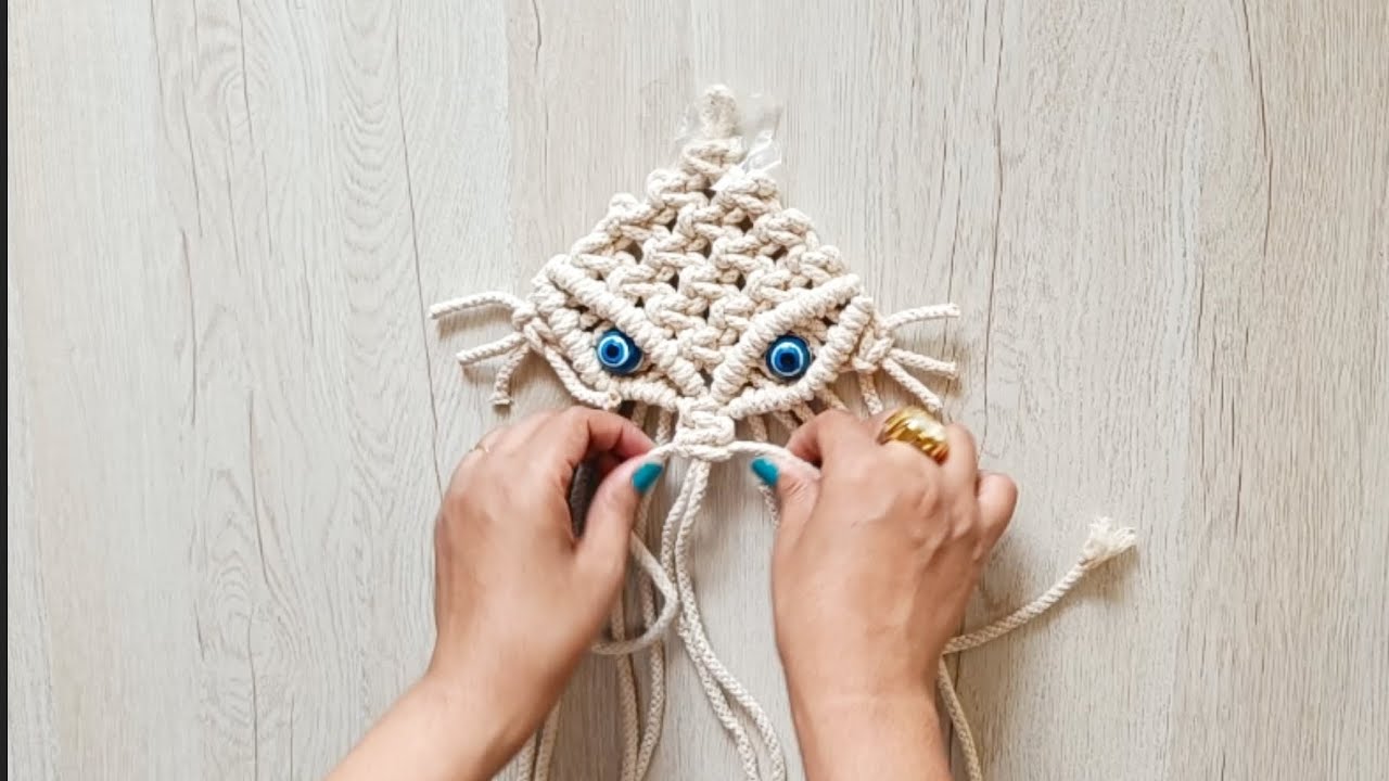 Macrame Elephant Pattern Elephant wallhanging tutorial 🐘 || elephant tapestry|| macrame animals ...