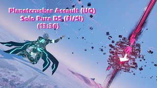 [ PSO2:NGS ] Planetcrusher Assault (Urgent Quest) Solo Pure DS (Fi/Sl) (13:36)