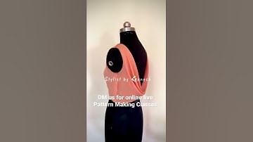 Cowl Top | Crop Top | Draping | Cowl