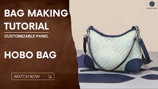 Customizable Panel Hobo Bag Making Tutorial | Babylon Leather Kit SYR47