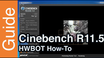 How to submit with CinebenchR11.5 at HWBOT