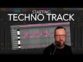 How to start a techno track with john selway