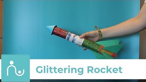 How to Make Rocket with Toilet Rolls  |  DIY