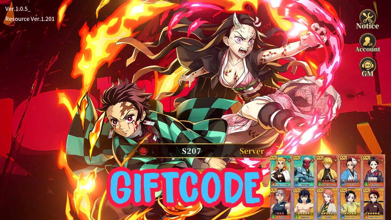 Get Gift Code Demon Slayer Mobile