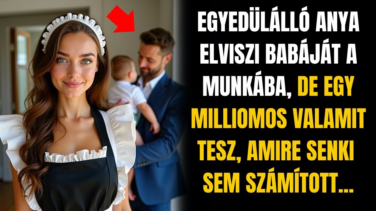 EGYEDÜLÁLLÓ ANYA BABÁVAL MUNKÁBA MEGY, MAGÁNYOS MILLIOMOS MEGLEPŐ DÖNTÉST HOZ.