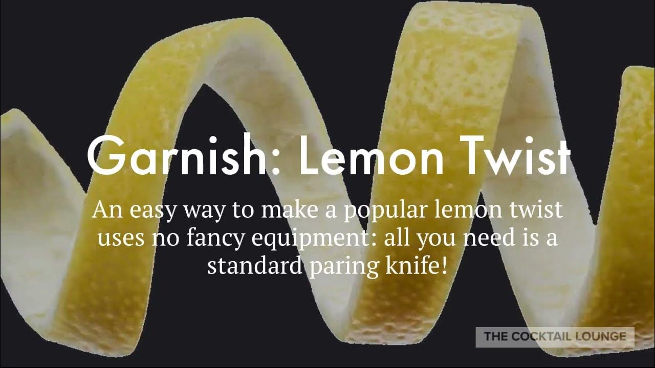 How To Make A Lemon Peel Twist Garnish With A Standard Paring Knife how-to-make-a-lemon-peel-twist-garnish-with-a-standard-paring-knife
