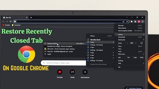 google chrome: how to recover your lost tabs! [restore closed tabs]