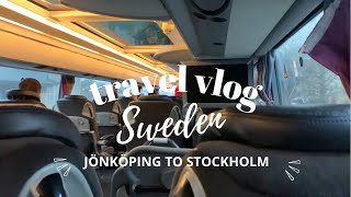 Travel Vlog Bus Ride From Jönköping To Stockholm Idyllic Insu