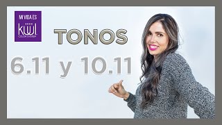 😙Tonos Cenizos INTENSOS - 👉#Tutorial del Cabello #CENIZO del TONO 6.11 Y 10.11 de #kuul 😍