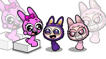 LABUBU WITH SPRUNKI PINKI!