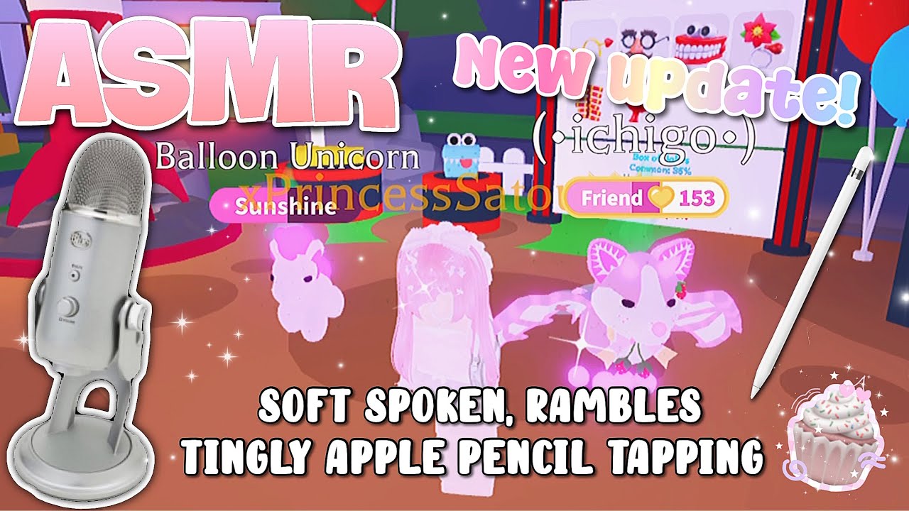 ASMR Tingly Adopt me Gameplay, soft rambles, new update! *tingly tapping*