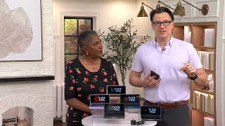 Techmate 3-In-1 Portable Bluetooth Speaker, Power Bank Clock On Qvc