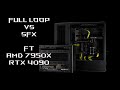 AMD 7950X &amp; RTX 4090 SFX vs AMD 7950X RTX 4090 Watercooled loop. Noise and performance differences