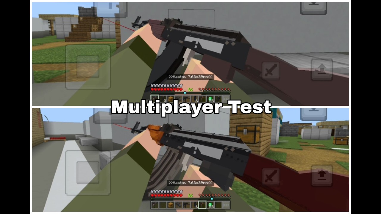 Ascom Minecraft AKM PvP Test Multiplayer|| Minecraft BE || Vietnam Military Modern ...
