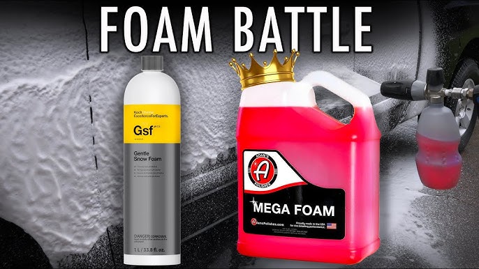 ADAMS MEGA FOAM vs OPTIMUM CAR WASH FOAM CANNON SOAP BATTLE 