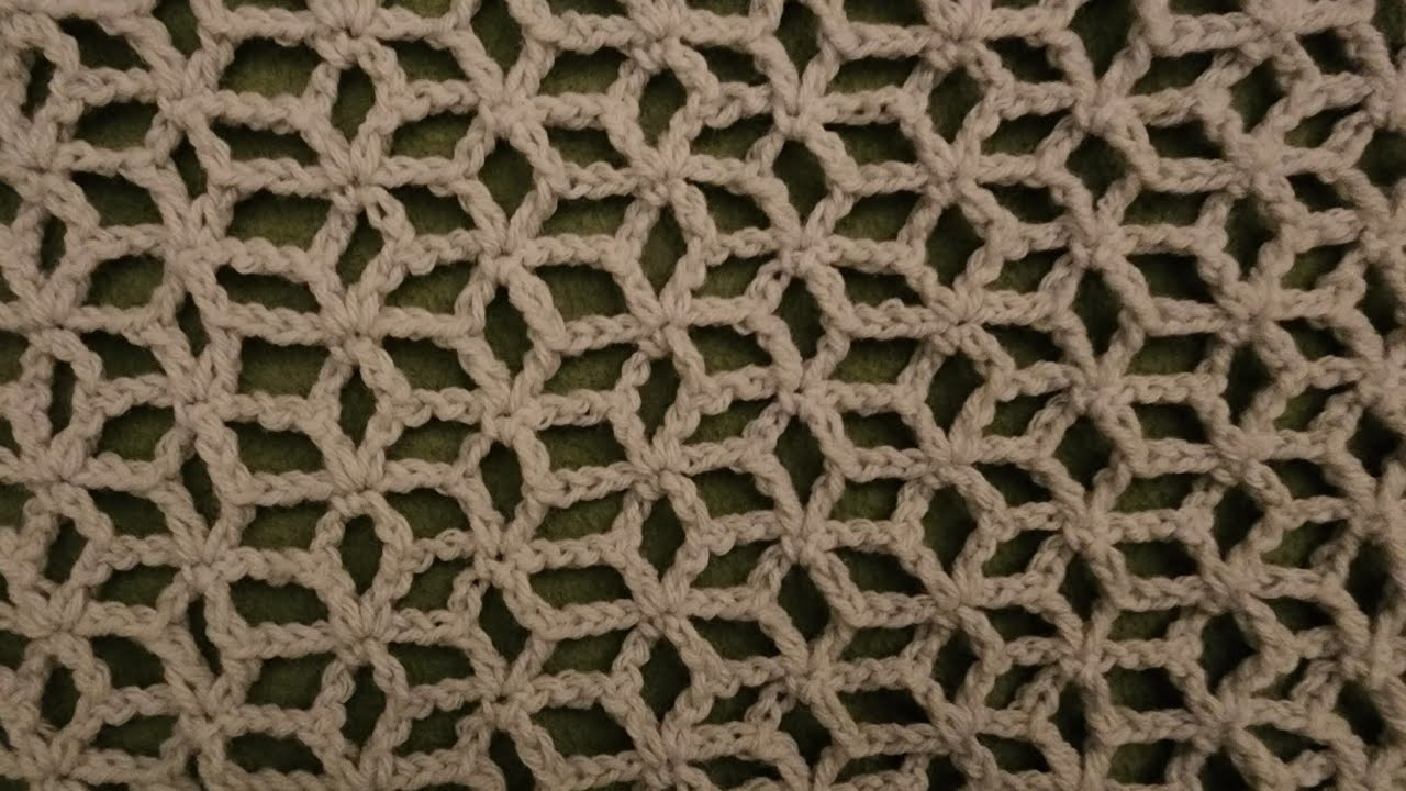 The Star Lace Stitch - Crochet Tutorial! - YouTube
