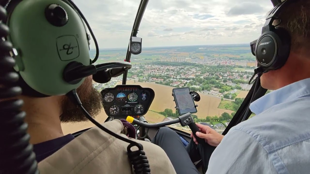 Szamotuły - Lot Helikopterem dnia 13.07.2025