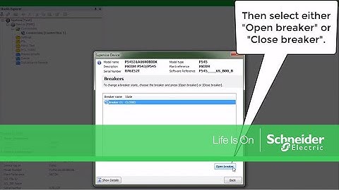 Changing Breaker State on MiCOM Relays via MiCOM S1 (Easergy Studio) | Schneider Electric Support