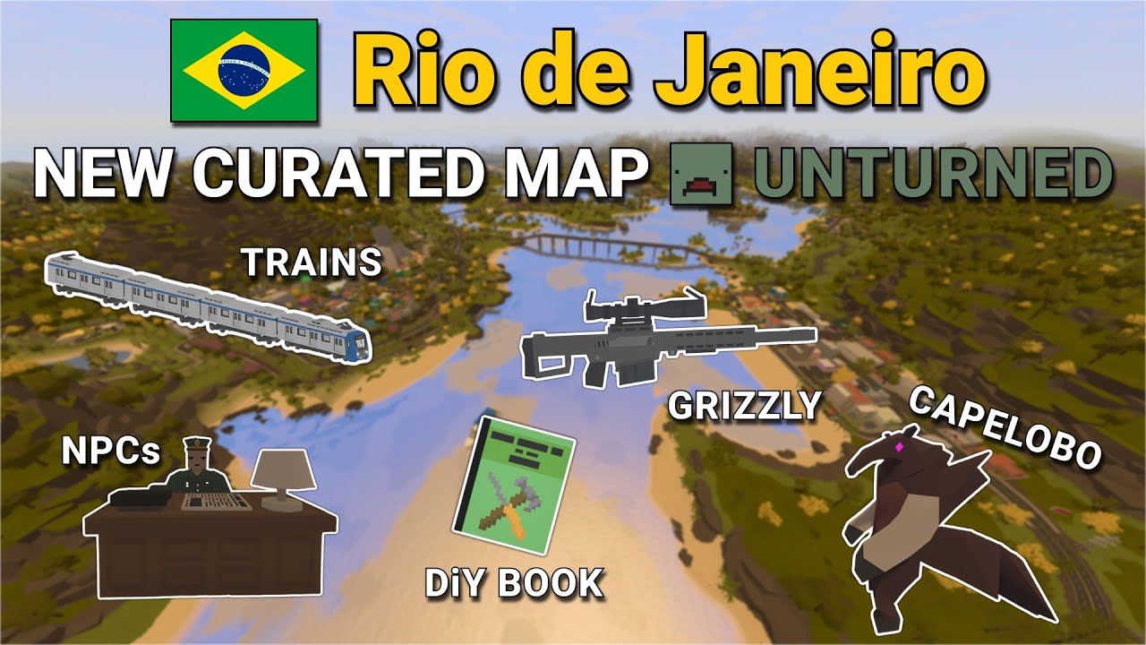 Unturned: Rio de Janeiro Overview (Trains, NPCs, Crafting & More) - YouTube