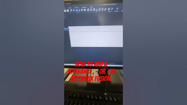How to add a - or + tolerance ( make a groove wide )in @adskFusion  #fusion360 #homag