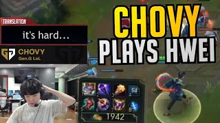 GEN Chovy Plays Hwei - Best of LoL Stream Highlights (Translated)