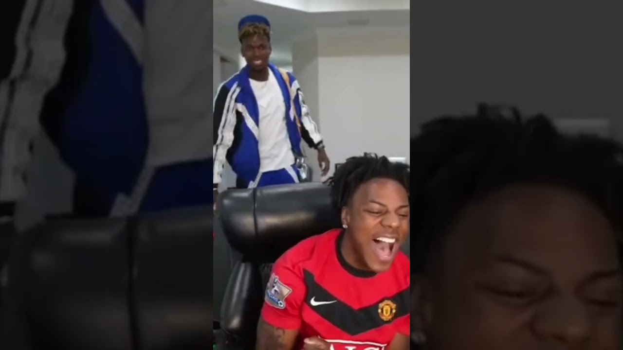 Ishowspeed meets Paul Pogba🤯
