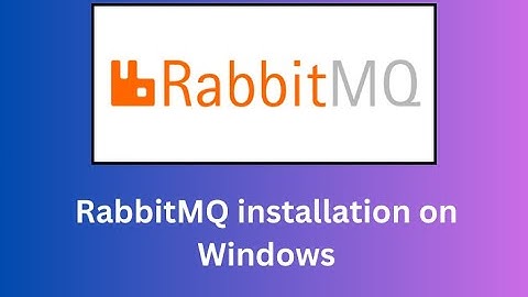 RabbitMQ installation on Windows #rabbitmq #windows #setup