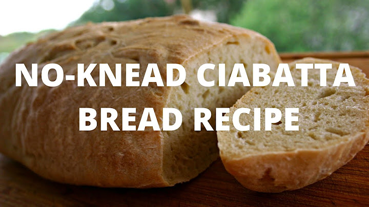 No-Knead Ciabatta Bread Recipe: This Busy Mom's Easy Recipe is a hit!