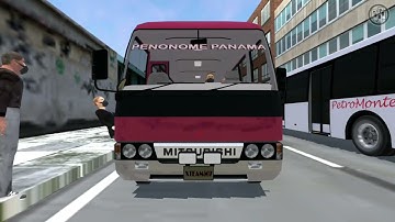 Mitsubishi Rosa Minibus Mod proton Bus Urbano | Gameplay review arkatgames
