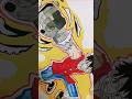 Monkey D Luffy Drawing 🔥 | One Piece Anime Art #shorts