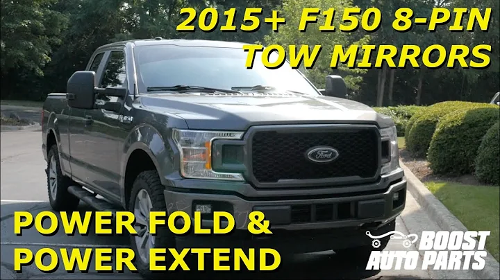 Power Folding & Extending Towing Mirror Upgrade - 8-Pin F150 Mirrors (2015-2020) - Boost Auto Parts