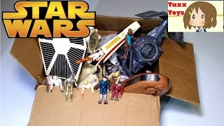 Mystery box of old star wars toys (1st generation 1977) RARE BLUE SNAGGLE TOOTH!