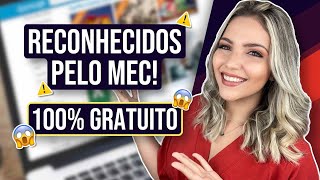 CURSOS ONLINE GRATUITOS RECONHECIDOS PELO MEC |  certificado grátis!  | Mari Rel