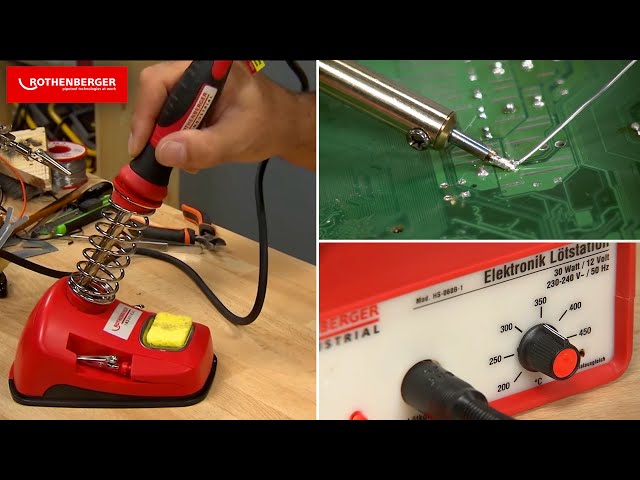 Gamme micro-soudure Rothenberger : fers & stations à souder 