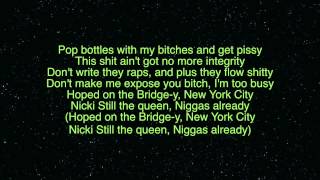 Miniatura de vídeo de "NICKI MINAJ win again lyrics hd"