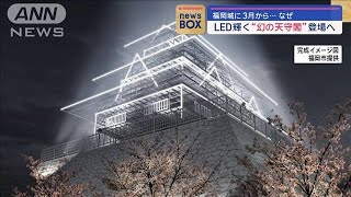 福岡城にLED輝く“幻の天守閣”登場へ　3月から【スーパーJチャンネル】(2024年1月23日)