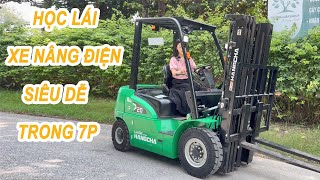 Hướng Dẫn Lái Xe Nâng Điện Cho Người Mới Bắt Đầu Trong 7 Phút