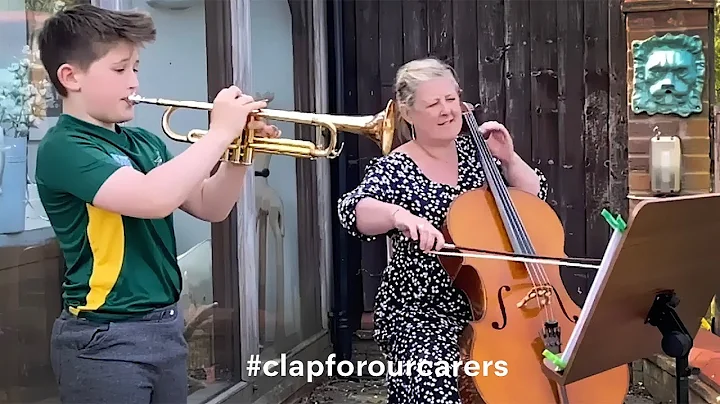 Over the Rainbow #clapforourcarer...  performed by...