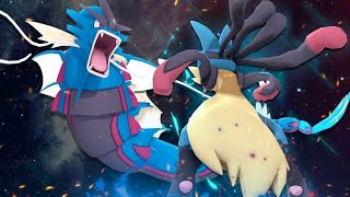 ash lucario Vs. Paul gyarados - Battle 1 out of 3 | pokemon journey the series