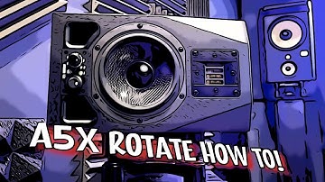 How to rotate tweeter Adam Audio AX Series #adamaudio #studiomonitors
