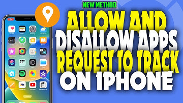 how to allow and disallow apps request to track on iPhone 2023 | F HOQUE |