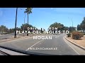 Driving Playa del Ingles to Mogan, Gran Canaria over the country road GC-500 #welovecanarias