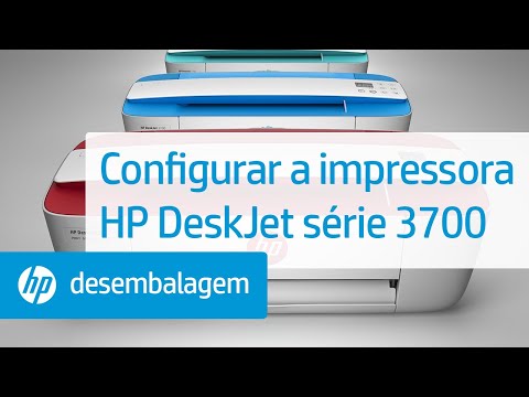 Configurar a impressora HP DeskJet série 3700 | @HPSupport