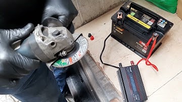 Probando INVERSOR de corriente de coche FOVAL 12v a 220v 1500w con radial, amoladora, power inverter