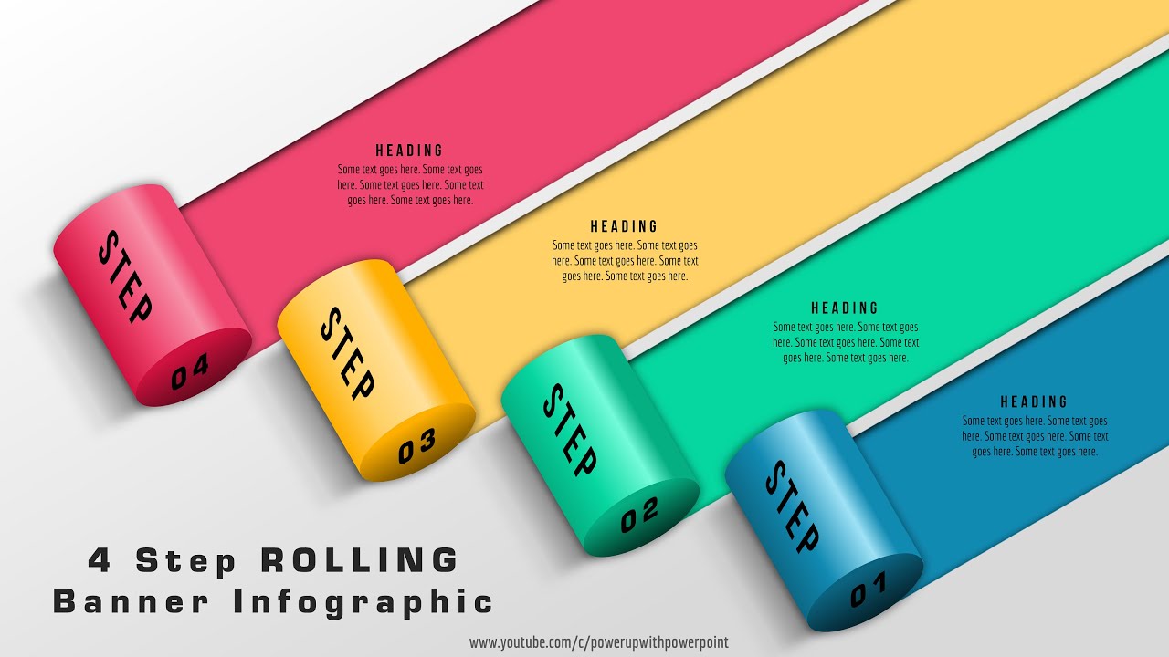 how to make a rolling presentation in powerpoint