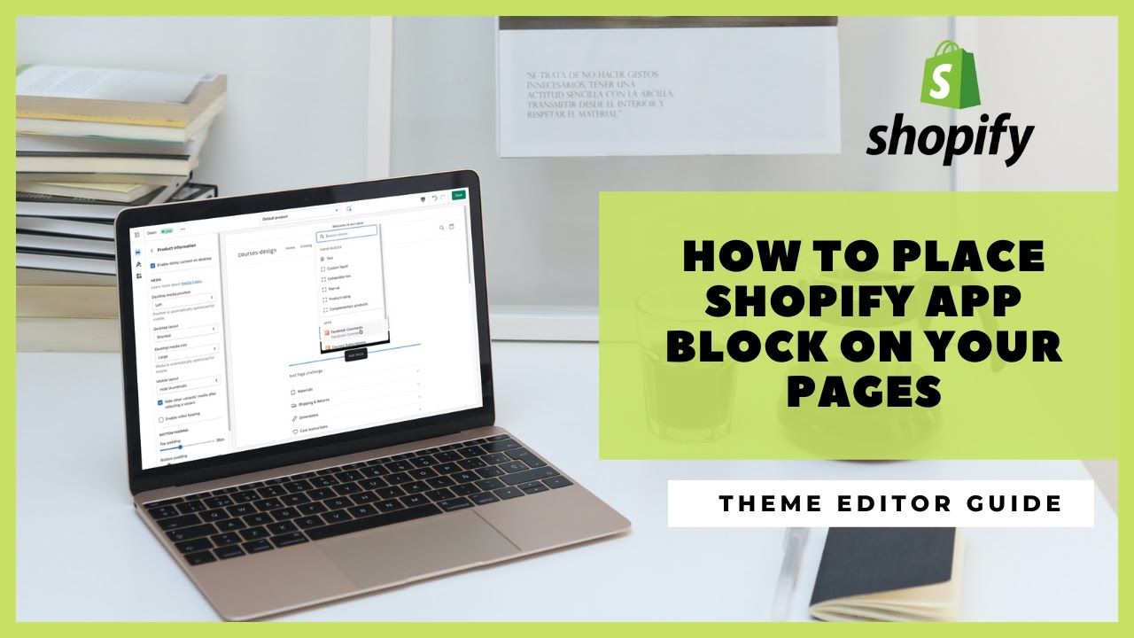 How to place Shopify App block on your pages (theme editor guide)