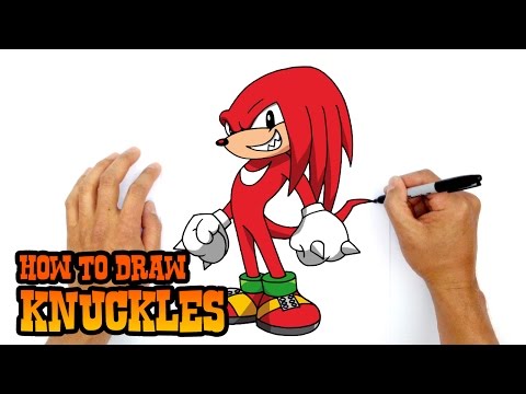 How to Draw Knuckles | Sonic the Hedgehog