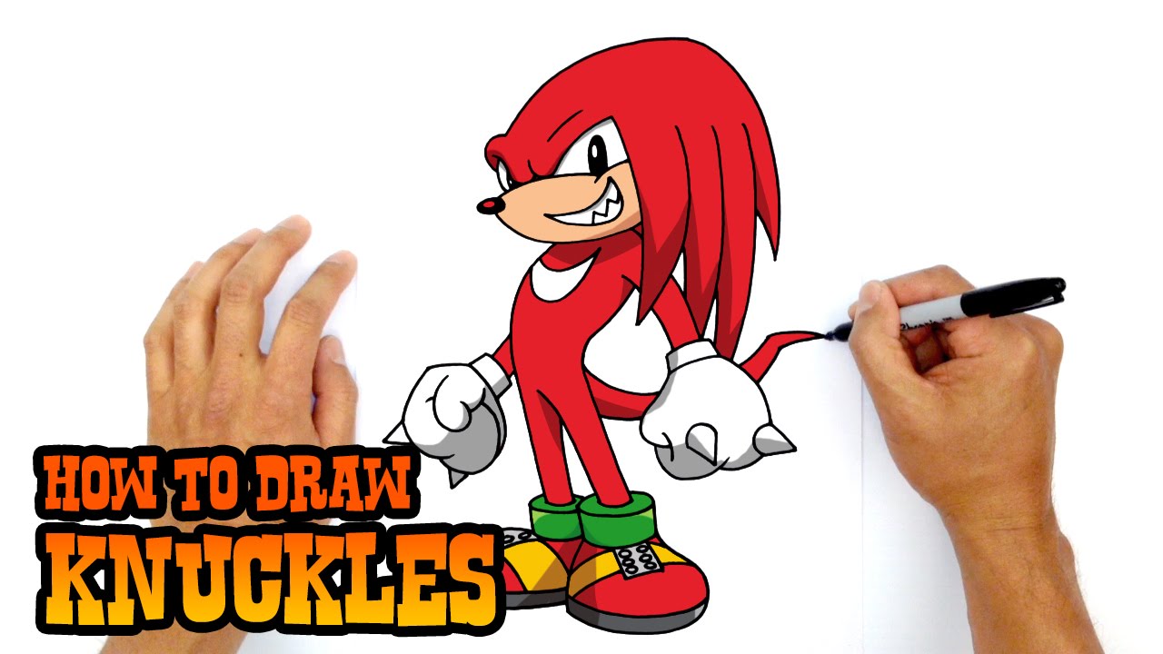 Knuckles The Echidna Drawings